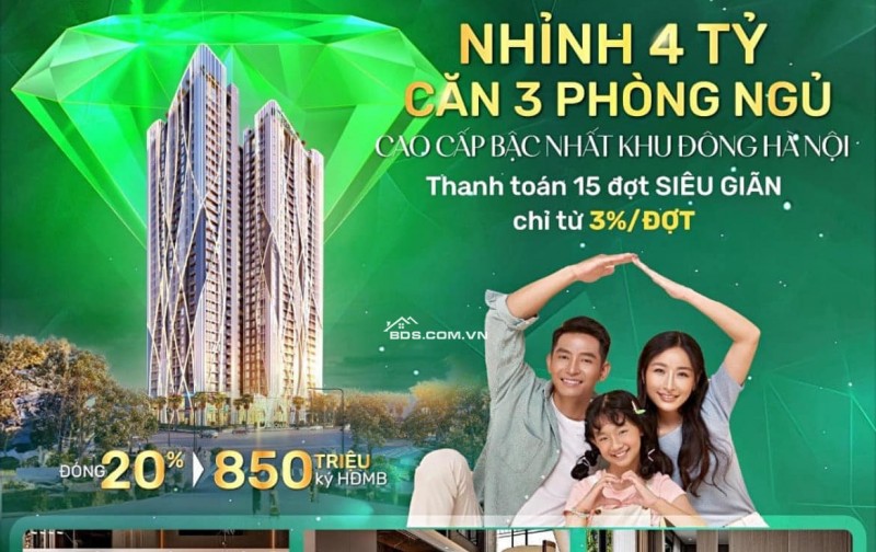 The Fibonan - Mở bán quỹ căn hộ 2 ngủ, 3 ngủ giá tốt nhất thị trường